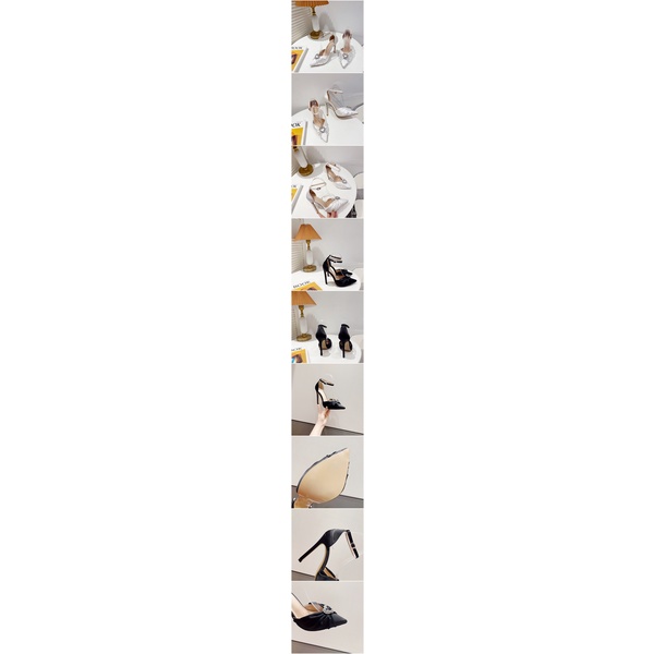 Giày Cao Gót 4.33 Inch Mũi Nhọn Đính Đá Hình Trái Tim Xinh Xắn Thời Trang Cho Nữ