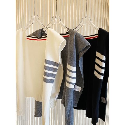 Khăn Choàng Cổ Bằng Len Cashmere Dệt Kim Kẻ Sọc Bốn Sọc Đa Chức Năng