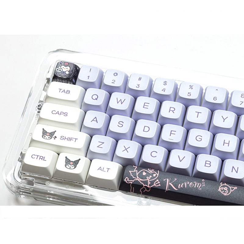 SANRIO Set 146 Phím Cơ XDA PBT Hình Kuromi Baku 61 / 64 / 68 / 75 / 84 / 87 / 104 / 108
