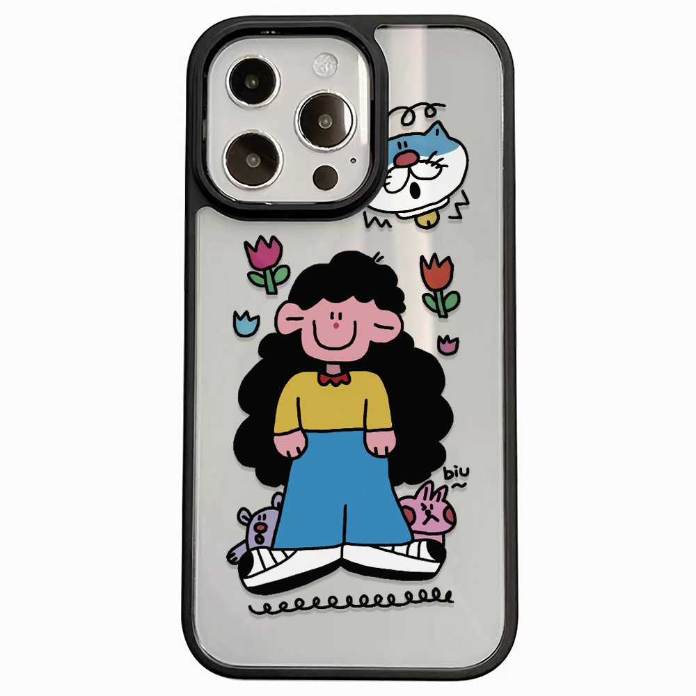 Ốp Điện Thoại Acrylic Cứng Trong Suốt In Hình Chàng Trai Thời Trang Cho iphone 14promax 11 13 12 7Plus 8 X XS Max