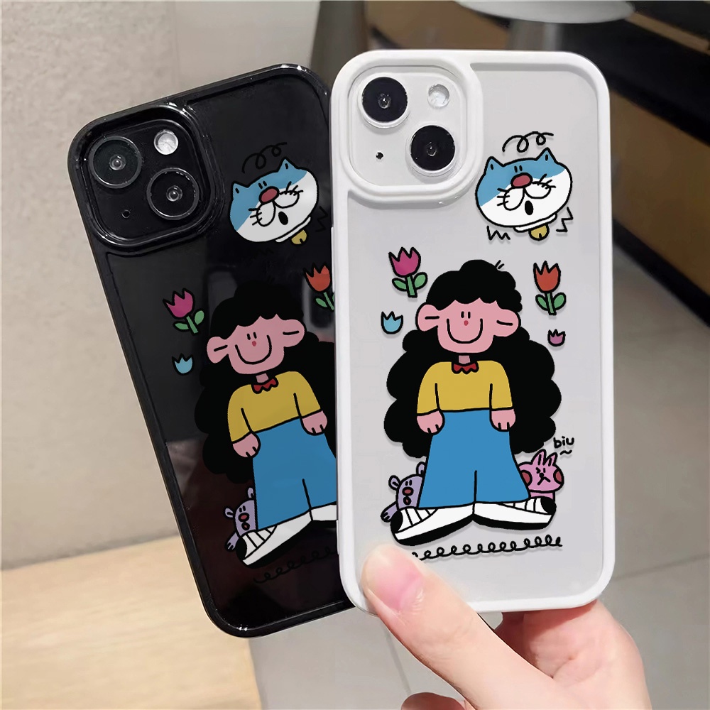 Ốp Điện Thoại Acrylic Cứng Trong Suốt In Hình Chàng Trai Thời Trang Cho iphone 14promax 11 13 12 7Plus 8 X XS Max