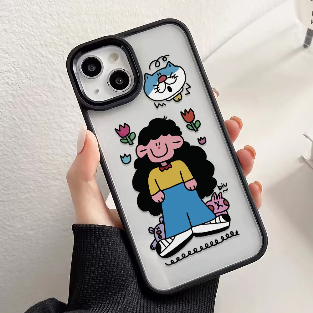 Ốp Điện Thoại Acrylic Cứng Trong Suốt In Hình Chàng Trai Thời Trang Cho iphone 14promax 11 13 12 7Plus 8 X XS Max