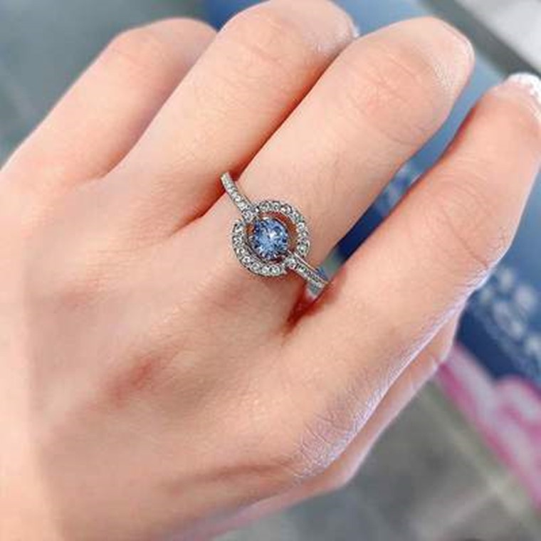 Nhẫn Đeo Tay Thông Minh Hình Trái Tim Đính Đá Thời Trang Năm 2023 Cho Nữ