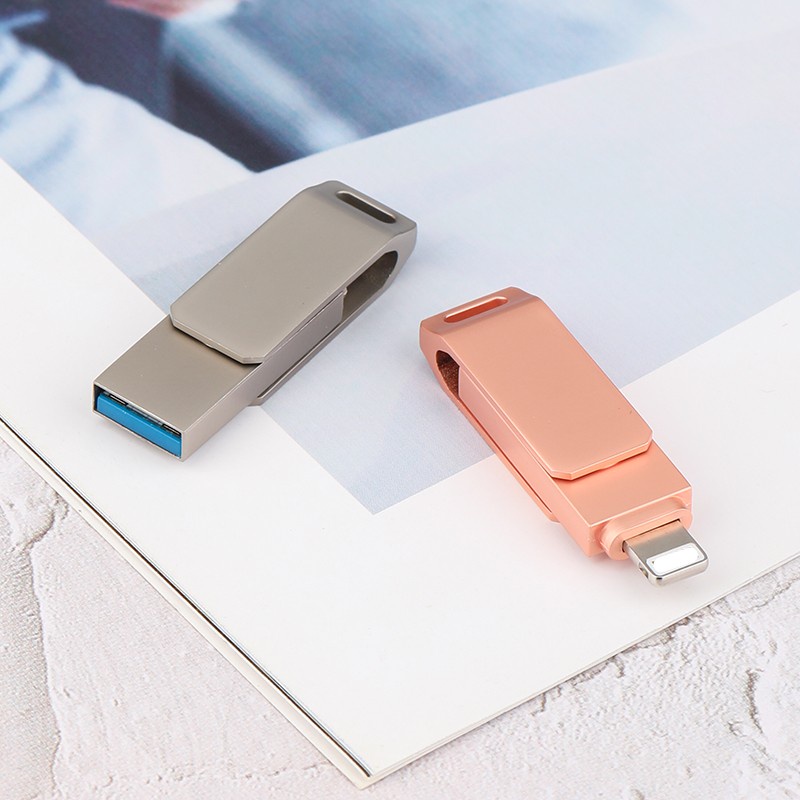 Usb 2 Trong 1 Cho iPhone / iPad / PC 1TB