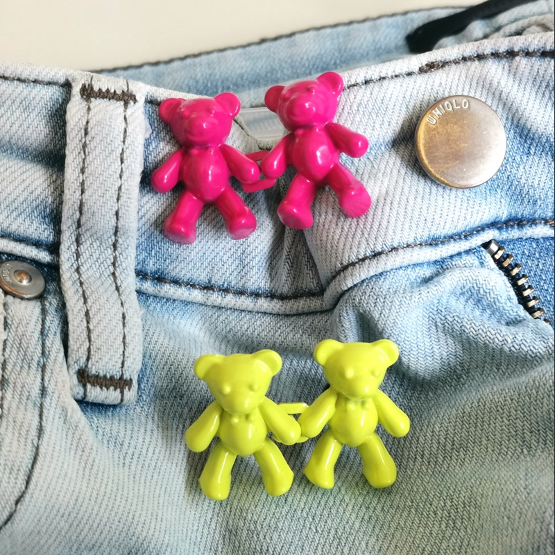 Thời Trang Khóa Cài Thắt Lưng Không Cần Đóng Đinh Có Thể Tháo Rời Dùng Thay Đổi Váy Quần Nhỏ Có Nú