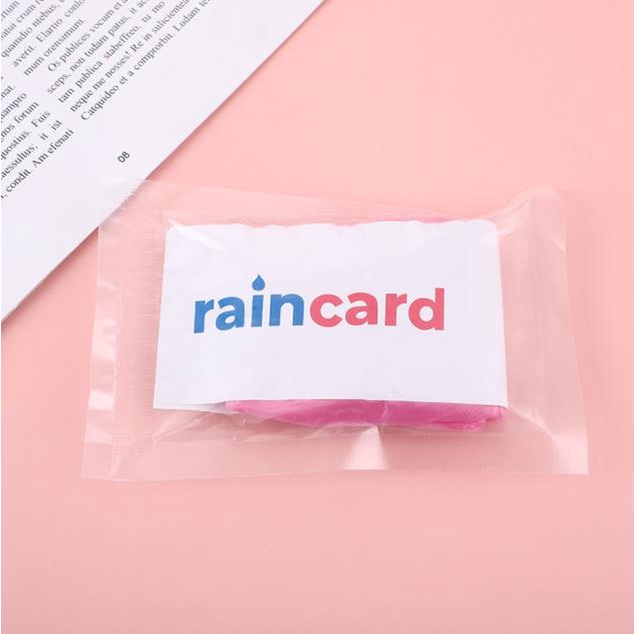 🔥Bán nóng🔥Bộ 10 Thẻ Áo Mưa Nén Khí Mini Dùng Một Lần Cho Người Lớn
