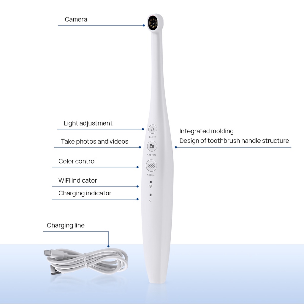 Camera Nội Soi Nha Khoa Không Dây 8Led 2.0MP