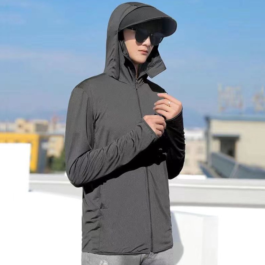 Áo Chống Nắng  nam cao cấp Tia UV Chống Nước Mau Khô Áo Khoác Chống Nắng Chống | BigBuy360 - bigbuy360.vn