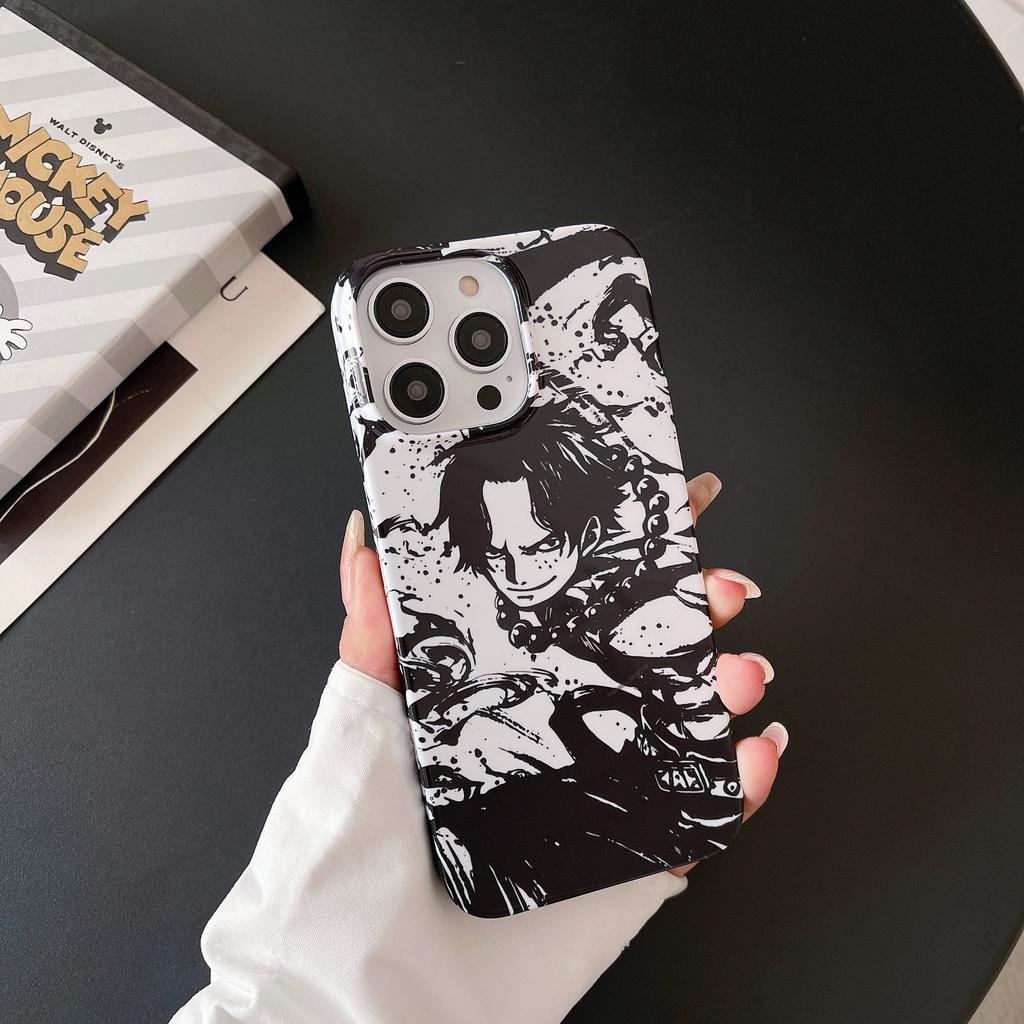 Ốp Điện Thoại Cứng Họa Tiết Hoạt Hình one piece luffy Độc Đáo Cho IPhone 14promax 14pro 13promax 12 11