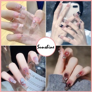Set 24 móng tay giả kèm keo dán