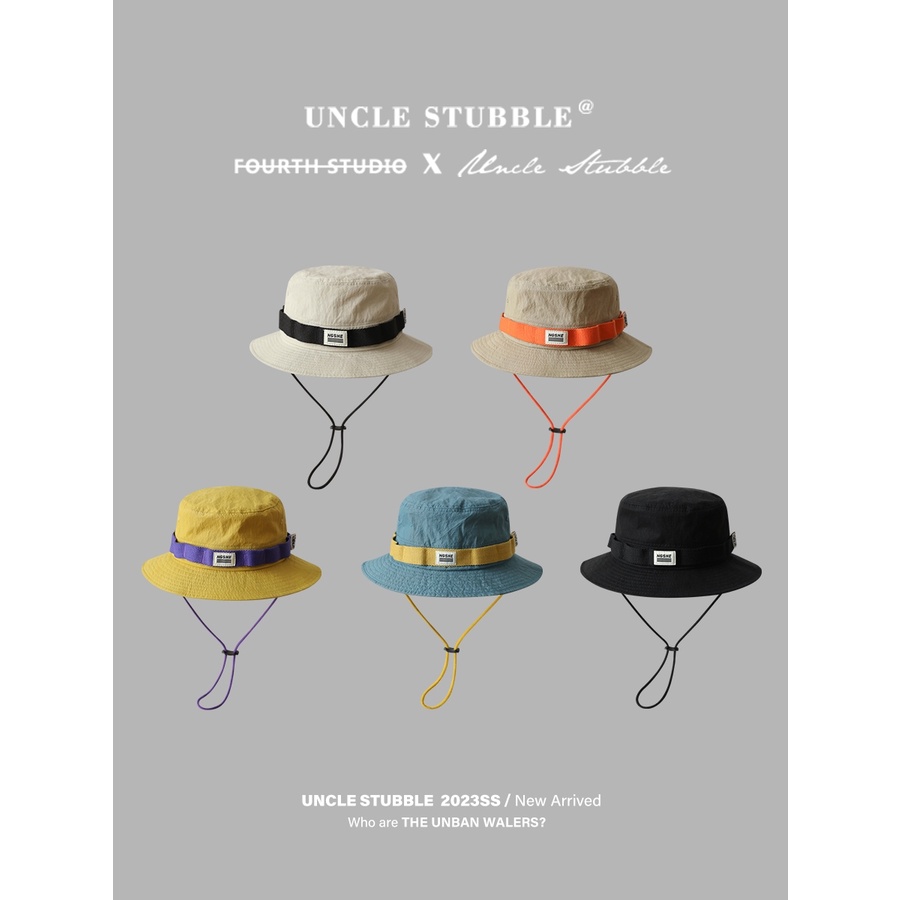 Nón Tai Bèo Vành Rộng Chống Nắng Chống Tia Cực Tím Màu Sắc Tương Phản Thời Trang Mùa Hè Cho Nam Và Nữ