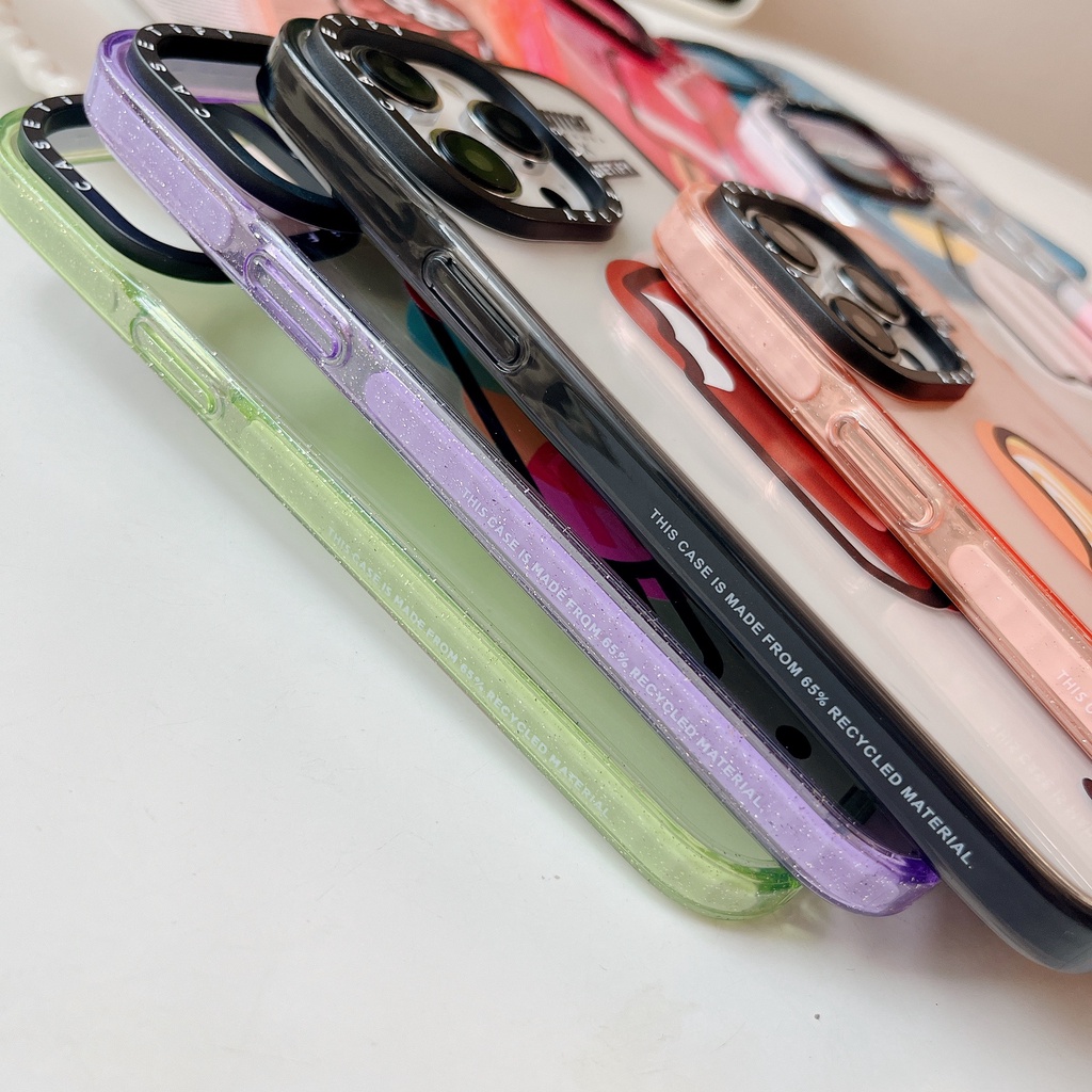 Ốp Điện Thoại Kim Tuyến Nước Hình Que Kem Cho iPhone 15 14 13 12 11 Pro Max Plus