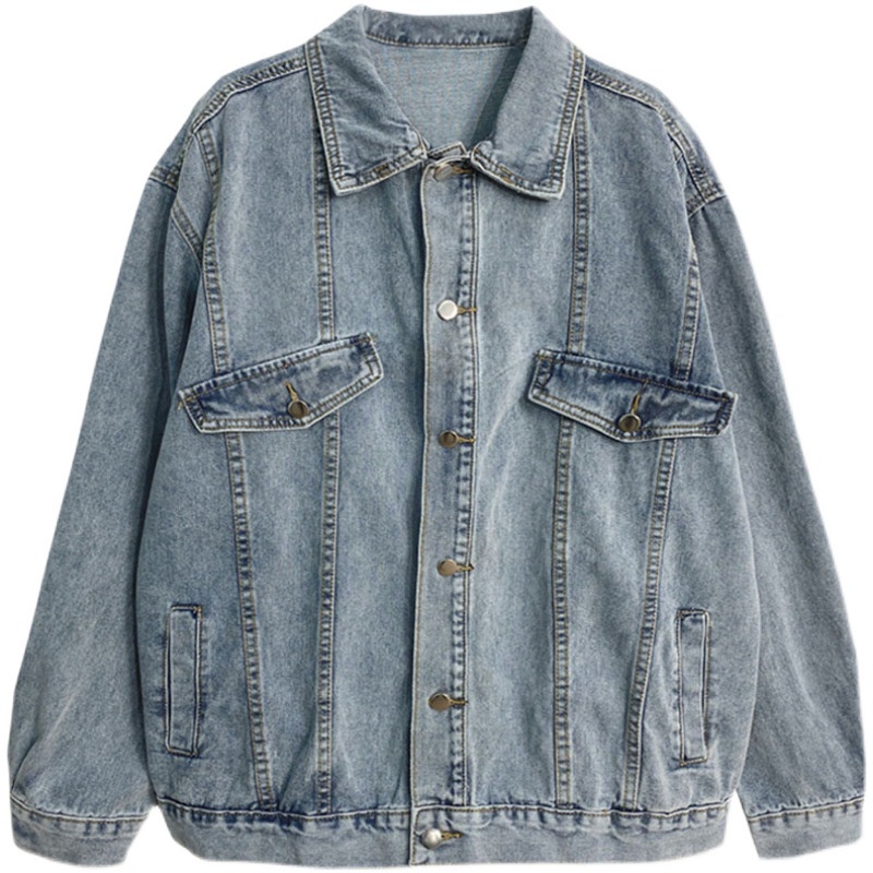 IELGY    Áo Khoác Dáng Rộng Phong Cách Mỹ Cổ Điển Thời Trang Cho Nữ