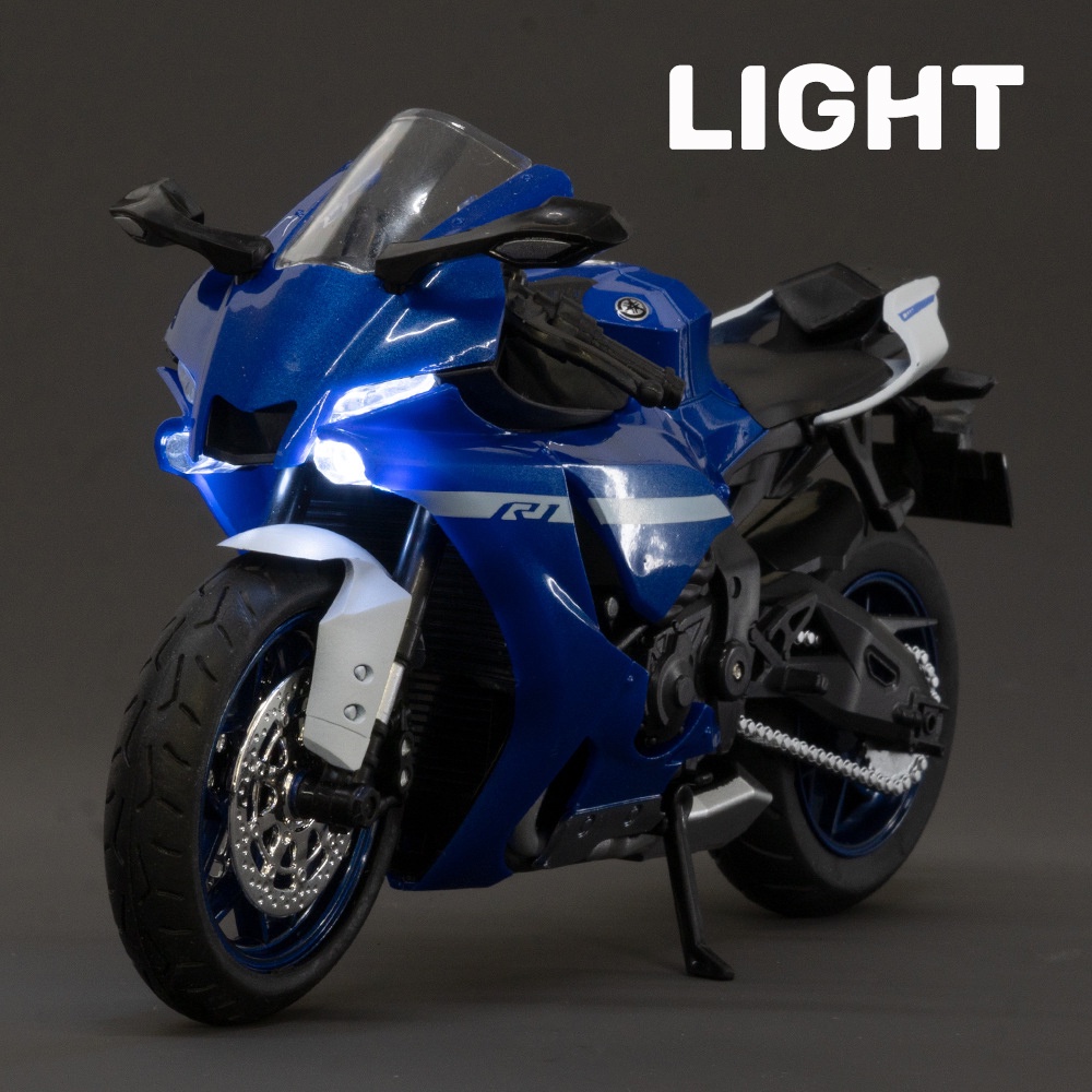 Mô Hình Xe Mô Tô Yamaha R1 Bằng Hợp Kim Tỉ Lệ 1: 12
