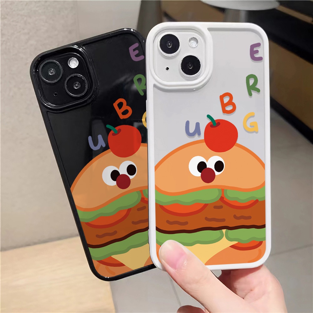 Ốp Điện Thoại Nhựa Acrylic Cứng Trong Suốt In Hình Trái Cây Hoạt Hình Cho iphone 14promax 11 13 12 7Plus 8 X XS Max