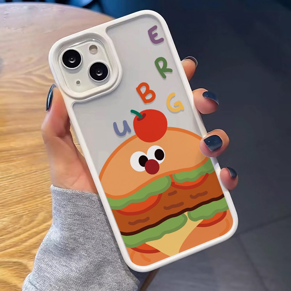 Ốp Điện Thoại Nhựa Acrylic Cứng Trong Suốt In Hình Trái Cây Hoạt Hình Cho iphone 14promax 11 13 12 7Plus 8 X XS Max