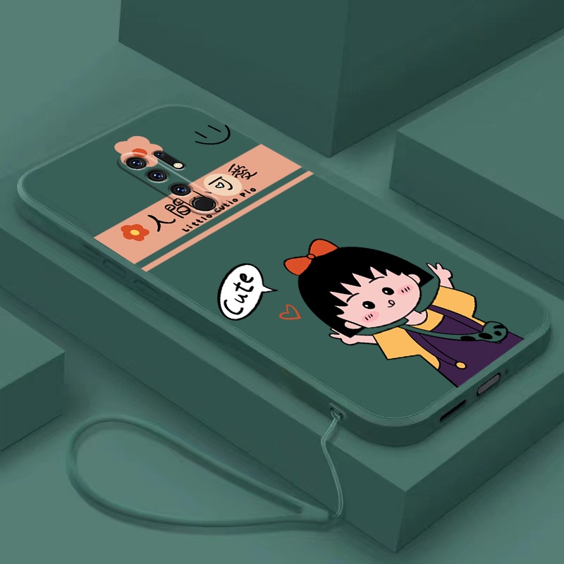 Ốp Điện Thoại Tpu In Hình Maruko + Dây Đeo Cho Redmi 9 Redmi 9A Redmi 9C / 10A Redmi 8 Redmi 8A Redmi 10C