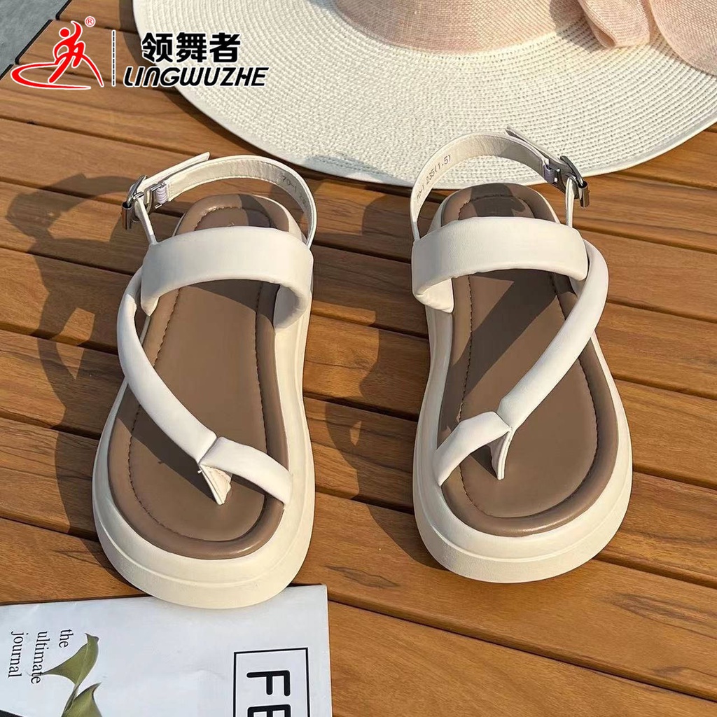 Dép Sandal Xỏ Ngón Đính Đá Thời Trang Đi Biển Mùa Hè Cho Nữ