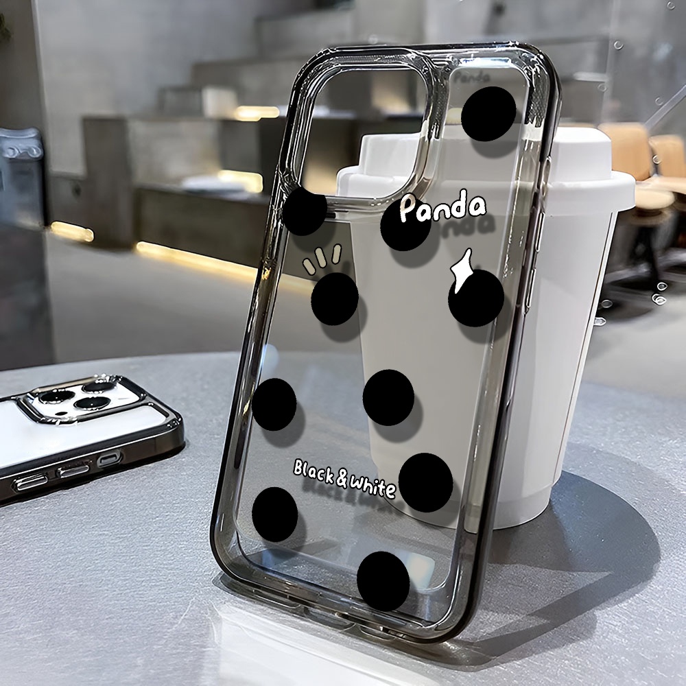 Ốp Điện Thoại Trong Suốt Họa Tiết Chấm Tròn Cho iphone 14 pro max 11 13 12 7 8 Plus X XR XSMax