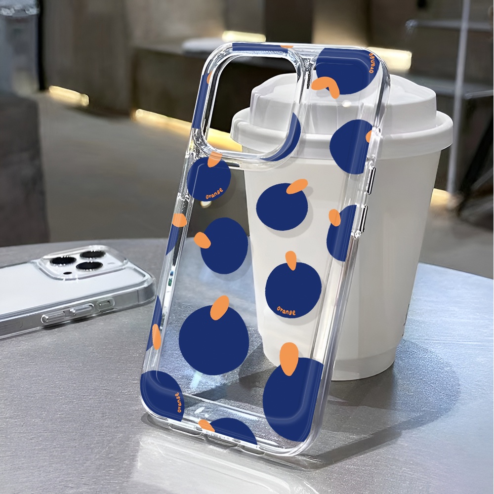 Ốp Điện Thoại Trong Suốt In Hình Trái Cây Cho iphone 14 pro max 11 13 12 7 8 Plus X XR XSMax