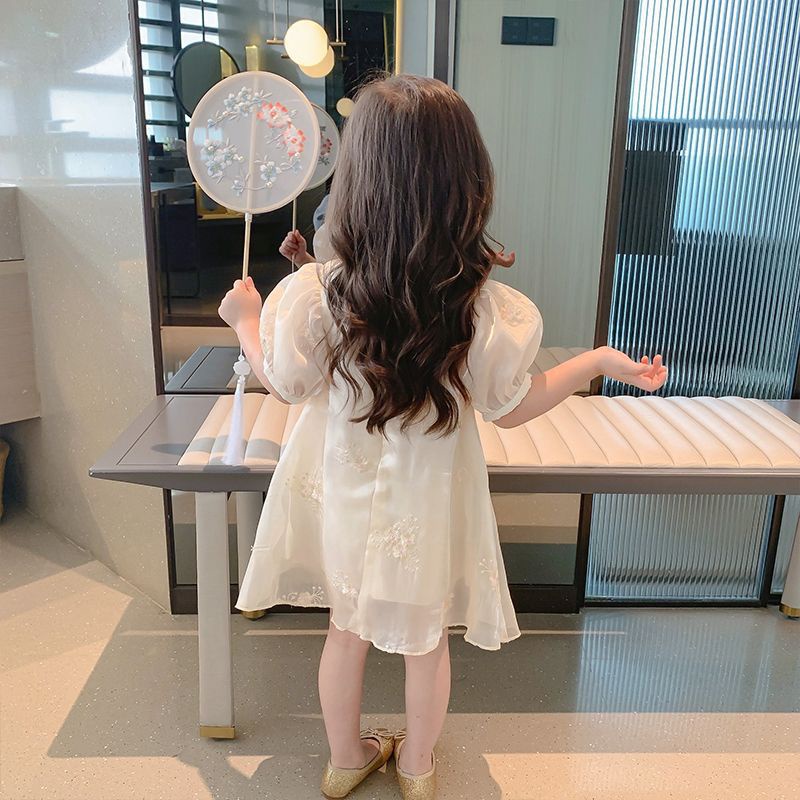 ✣♦Đầm Sườn Xám Phong Cách Trung Hoa Thời Trang Mùa Hè Mới 2023 Dành Cho Bé Gái