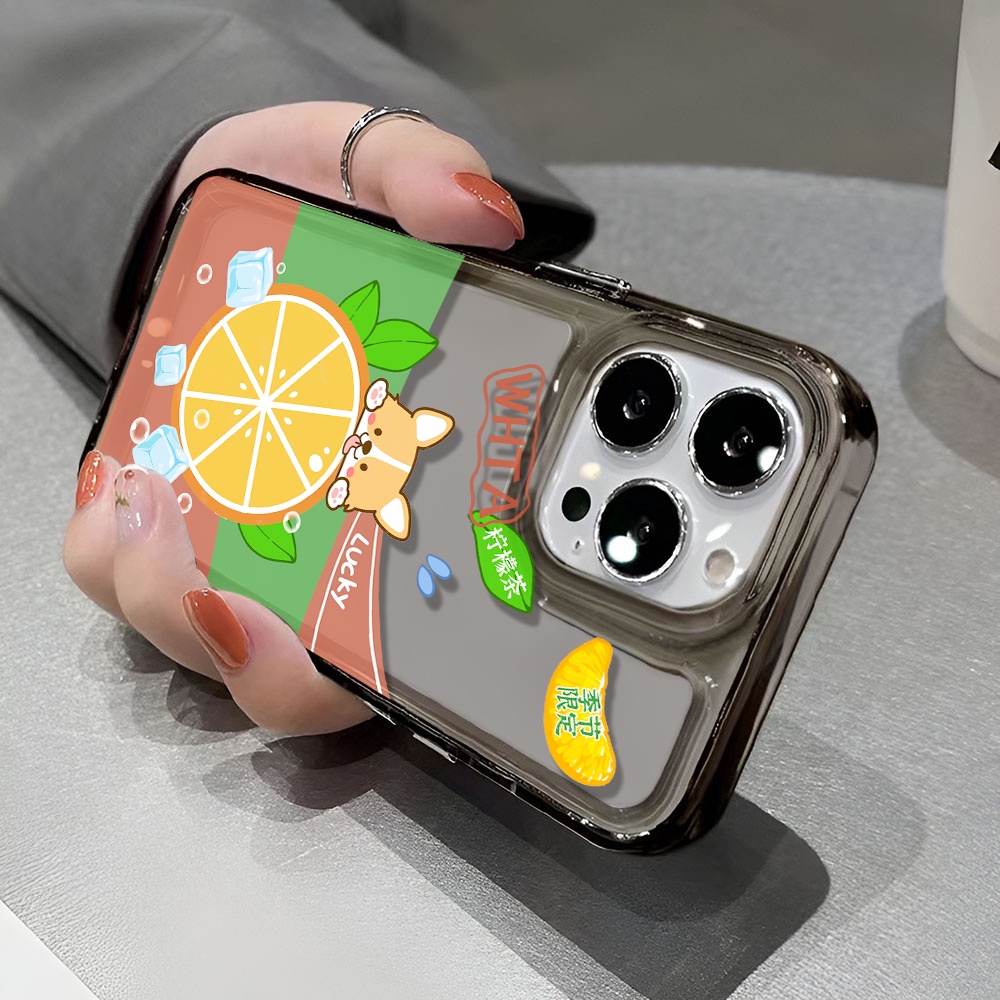 Ốp Điện Thoại Trong Suốt Chống Sốc In Hình Chú Chó Cho iphone 14 pro max 11 13 12 7 8 Plus X XR XSMax