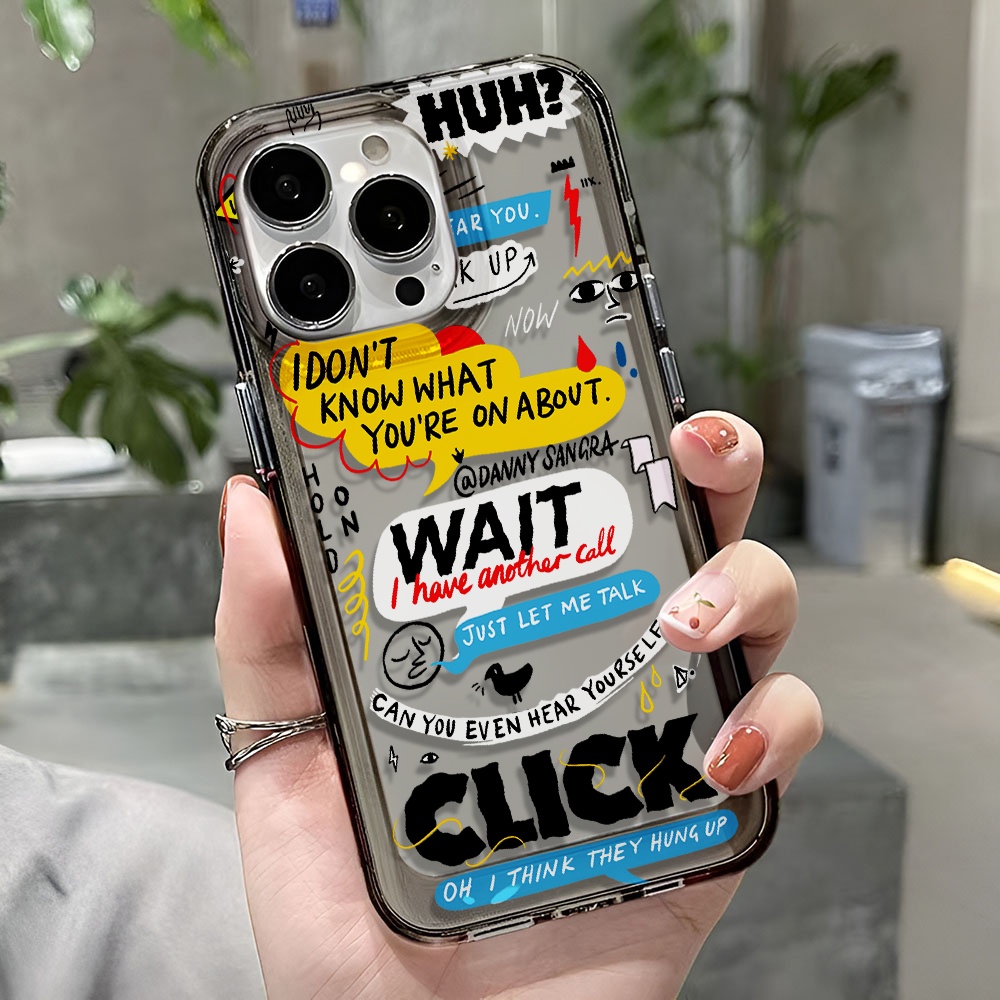 Ốp Điện Thoại Trong Suốt Chống Sốc Họa Tiết Thời Trang Cho iphone 14 pro max 11 13 12 7 8 Plus X XR XSMax