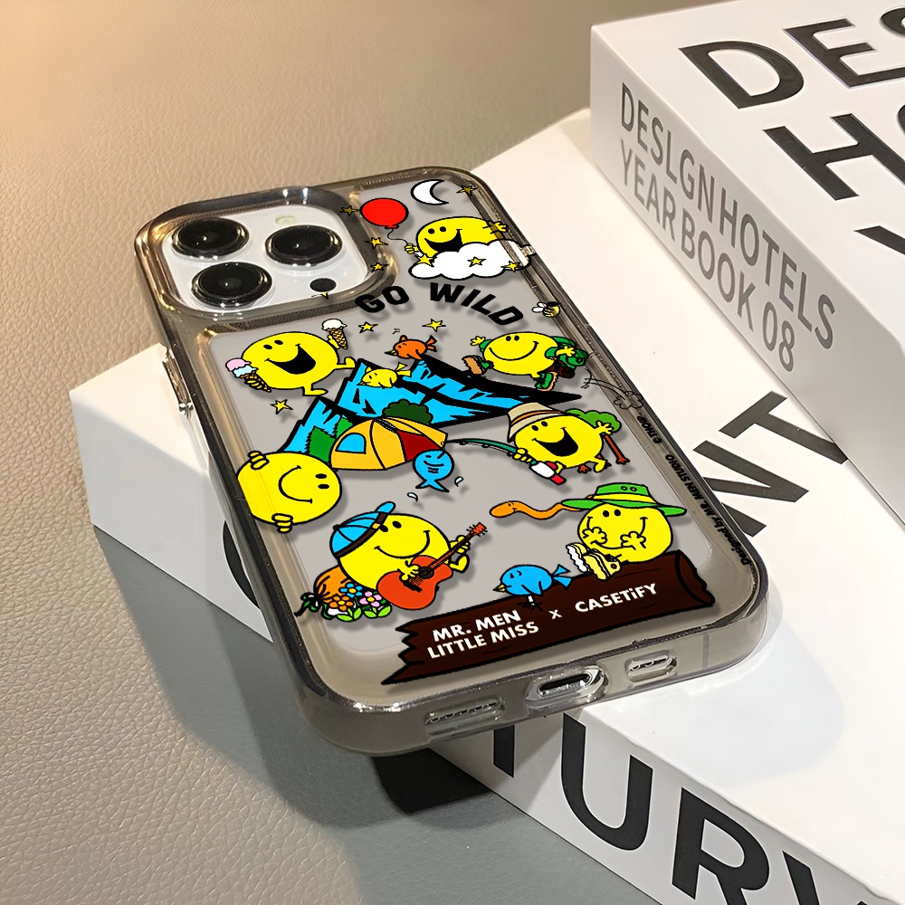 Ốp Điện Thoại Trong Suốt Chống Sốc In Hình Mặt Cười Cho iphone 14 pro max 11 13 12 7 8 Plus X XR XSMax