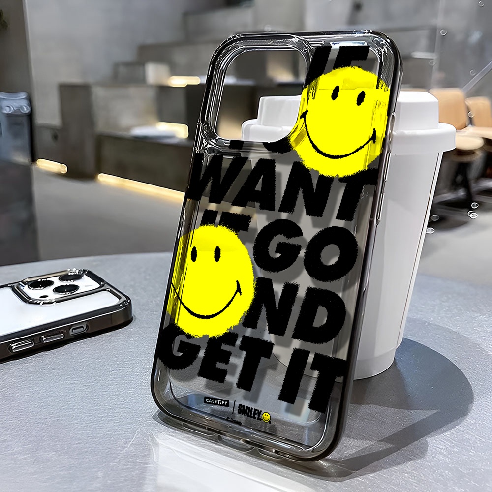 Ốp Điện Thoại Trong Suốt Chống Sốc In Hình Biểu Tượng Cảm Xúc Cho iphone 14 pro max 11 13 12 7 8 Plus X XR XSMax