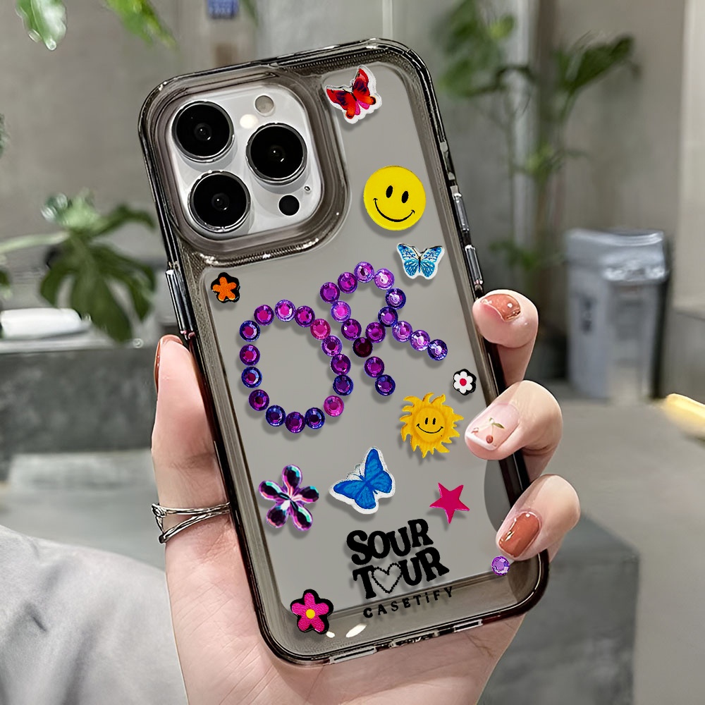 Ốp Điện Thoại Trong Suốt Chống Sốc In Hình Bướm Thời Trang Cho iphone 14 pro max 11 13 12 7 8 Plus X XR XSMax