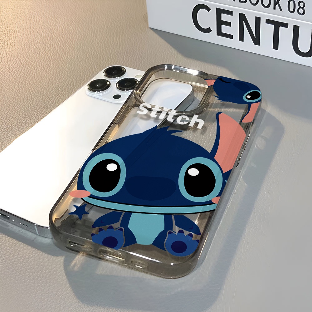 Ốp Điện Thoại Trong Suốt In Hình Stitch Cho iphone 14 pro max 11 13 12 7 8 Plus X XR XSMax