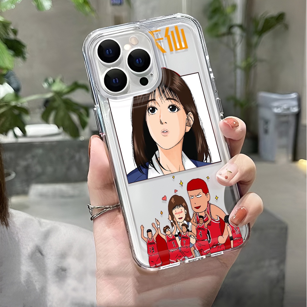 Ốp Điện Thoại Trong Suốt Chống Sốc Họa Tiết Bóng Rổ Cho iphone 14 pro max 11 13 12 7 8 Plus X XR XSMax