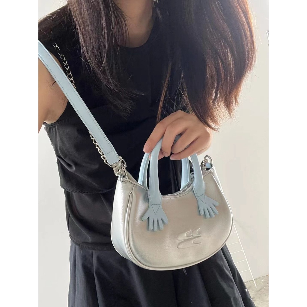 Túi Xách Đeo Chéo Màu Trơn Thời Trang Xuân Hè Cho Nữ