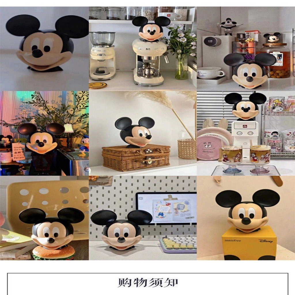 Ống Heo Tiết Kiệm Hình Chuột Mickey Dễ Thương Dùng Trang Trí Bàn