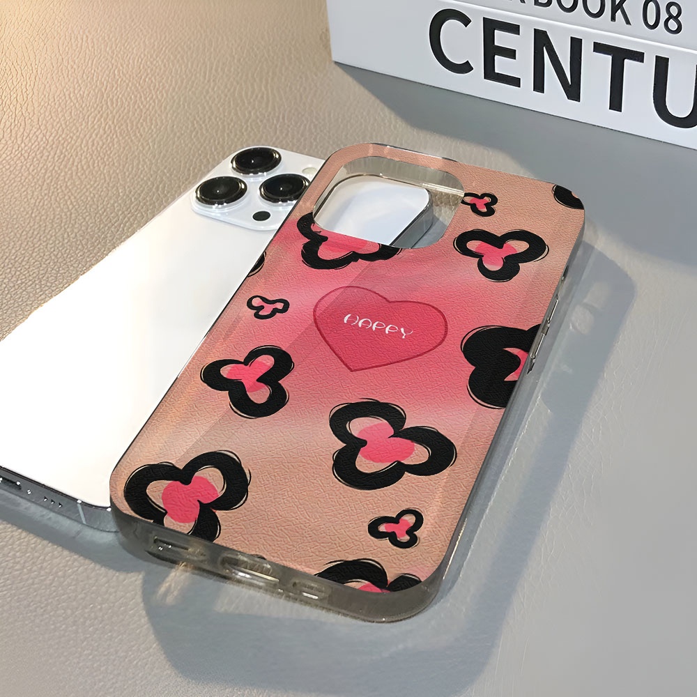 Ốp Điện Thoại Trong Suốt Chống Sốc In Hình Hoa Hồng Cho iphone 14 pro max 11 13 12 7 8 Plus X XR XSMax