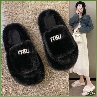 Dép lông dày-soled phụ nữ dép bông len cừu