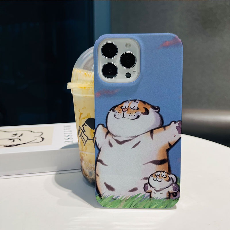 Ốp Điện Thoại Cứng In Hình Hổ Dễ Thương Cho iphone 14promax 11 13 12 7Plus 8 X XS Max