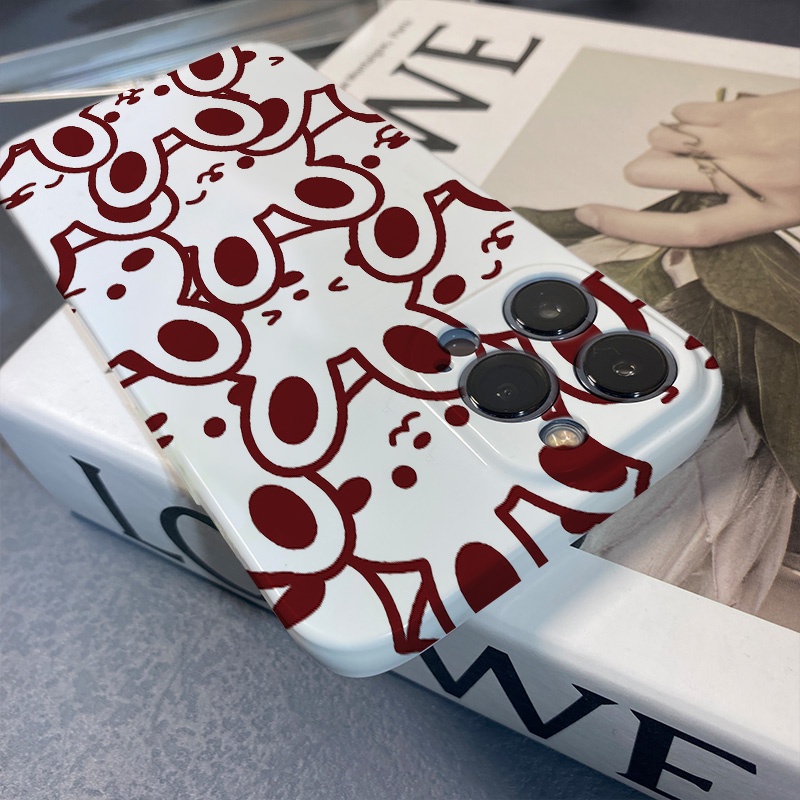 Ốp Điện Thoại Cứng Chống Sốc Hình Thỏ Dễ Thương Cho iphone 14promax 11 13 12 7Plus 8 X XS Max