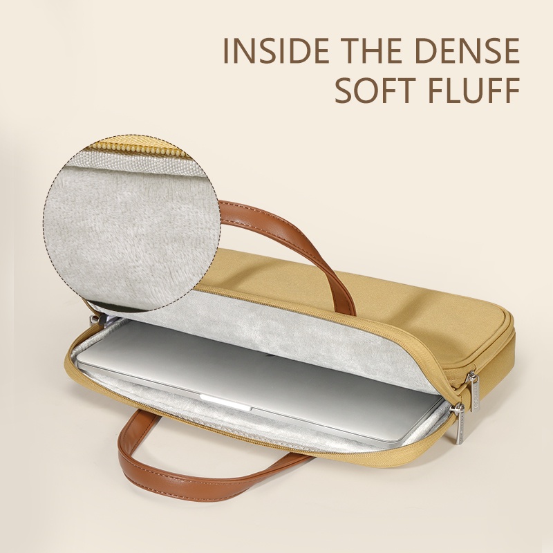 Túi Đựng Laptop Đeo Vai Cho Macbook Air Pro HP Huawei Asus Dell 13 14 15 15.6 17 inch