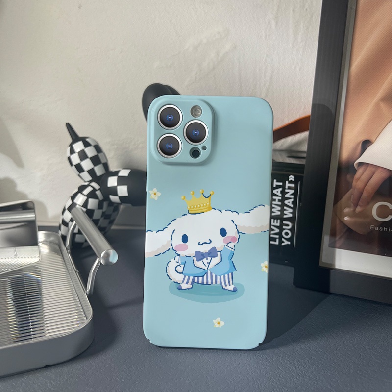 Ốp Điện Thoại Cứng Chống Sốc Hình Cinnamoroll Dễ Thương Cho iphone 14promax 11 13 12 7Plus 8 X XS Max