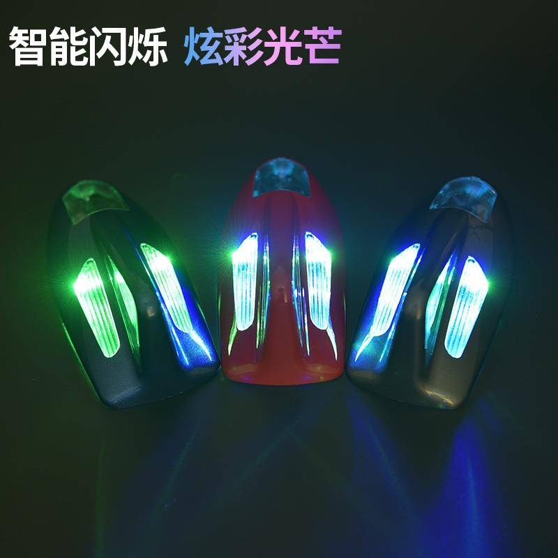 Ăng Ten Vây Cá Mập Có Đèn Led Nhiều Màu Chống Nứt Gắn Nóc Xe Hơi