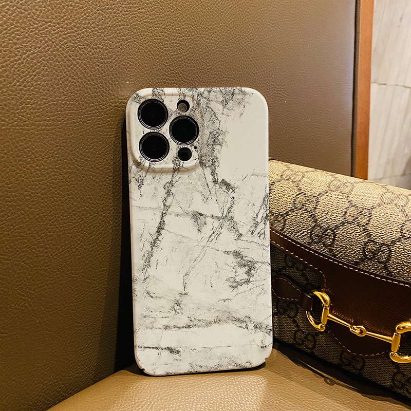 Ốp Điện Thoại Cứng Chống Sốc Họa Tiết Cẩm Thạch Cho iphone 14 pro Max 11 13 12 7Plus 8 X XS Max