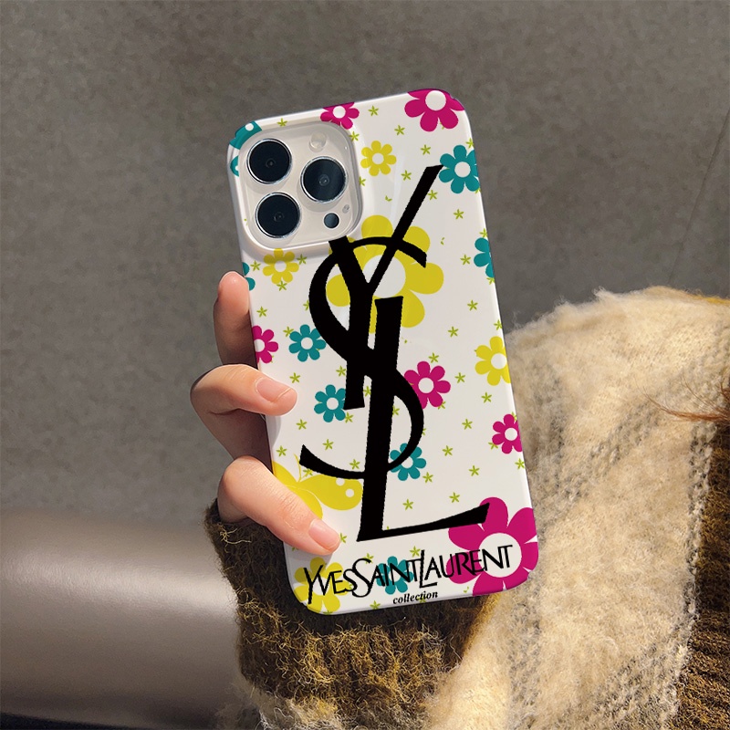 Ốp Điện Thoại Cứng Chống Sốc Họa Tiết Hoa Thời Trang Cho iphone 14 pro Max 11 13 12 7Plus 8 X XS Max