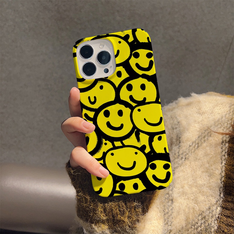 Ốp ĐiệN ThoạI ChốNg SốC HìNh MặT CườI Cho iphone 14 pro Max 11 13 12 7 Plus 8 X XS Max