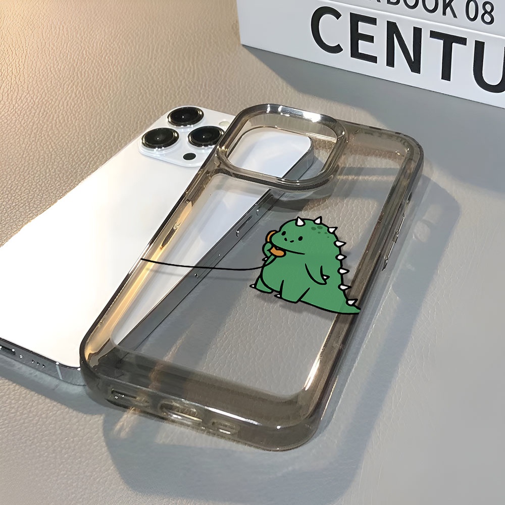 Ốp Điện Thoại Trong Suốt Hình Khủng Long Cho iphone 14 pro max 11 13 12 7 8 Plus X XR XSMax