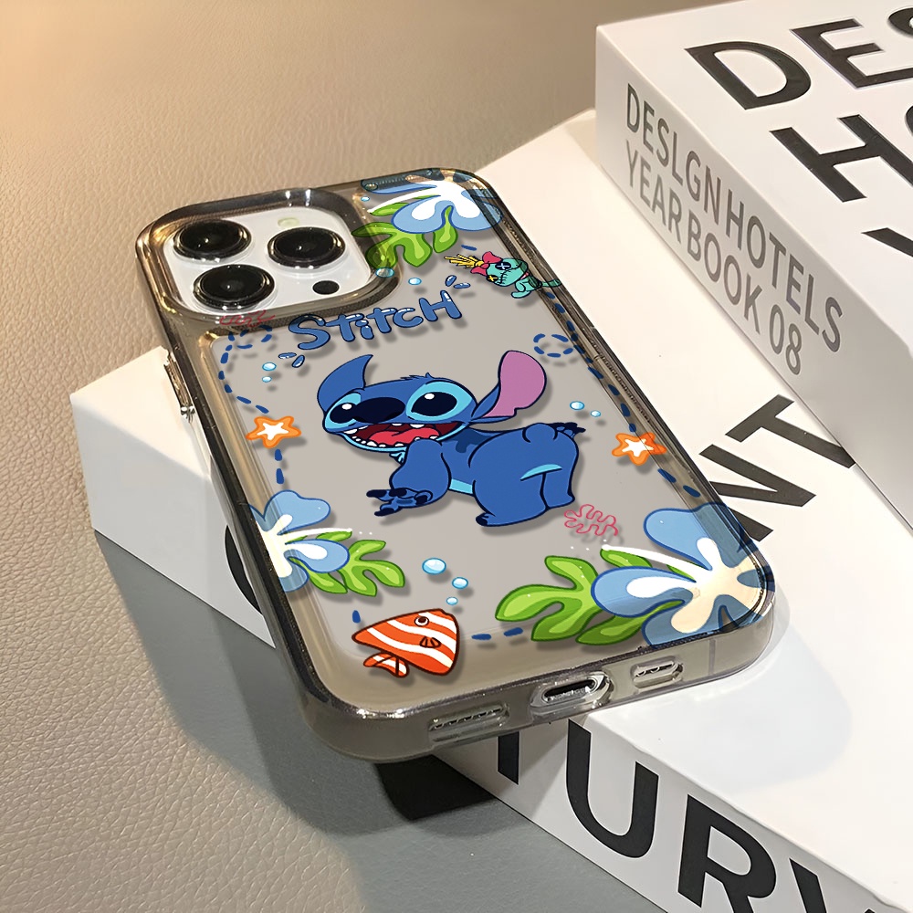 Ốp Điện Thoại Trong Suốt In Hình Stitch Cho iphone 14 pro max 11 13 12 7 8 Plus X XR XSMax