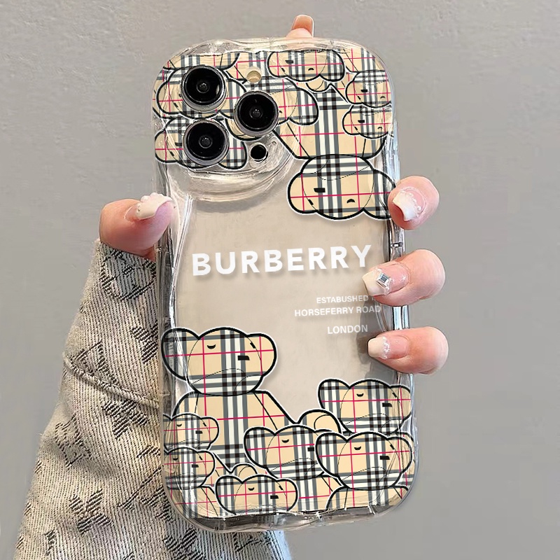 Ốp Điện Thoại Dẻo Trong Suốt Họa Tiết Hoạt Hình Chú Gấu Dễ Thương Cho iphone 14 pro Max 11 13 12 7Plus 8 X XS Max