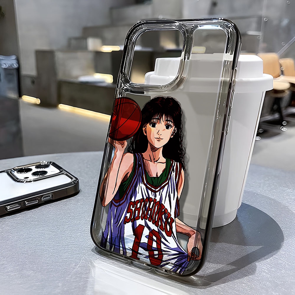 Ốp Điện Thoại Trong Suốt In Hình Cô Gái Hoạt Hình Cho iphone 14 pro max 11 13 12 7 8 Plus X XR XSMax