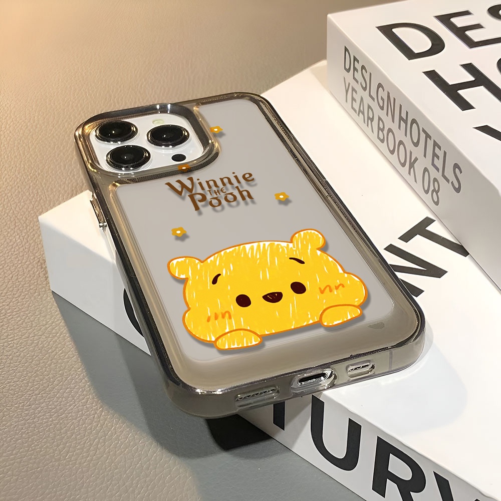 Ốp Điện Thoại Trong Suốt In Hình Gấu Winnie Hoạt Hình Cho iphone 14 pro max 11 13 12 7 8 Plus X XR XSMax