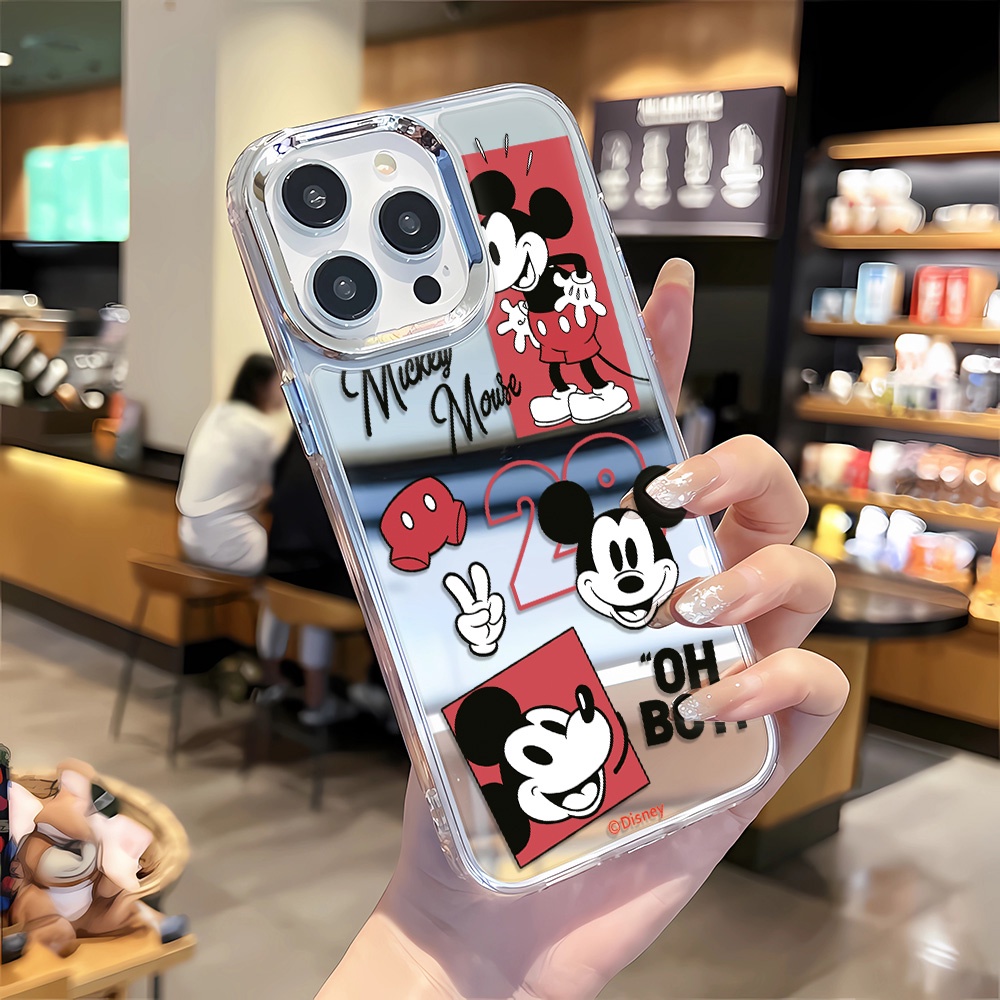 Ốp Điện Thoại Hình Chuột Mickey Cho iphone 14 pro max 11 12 13 8 7 Plus X XR XSMax